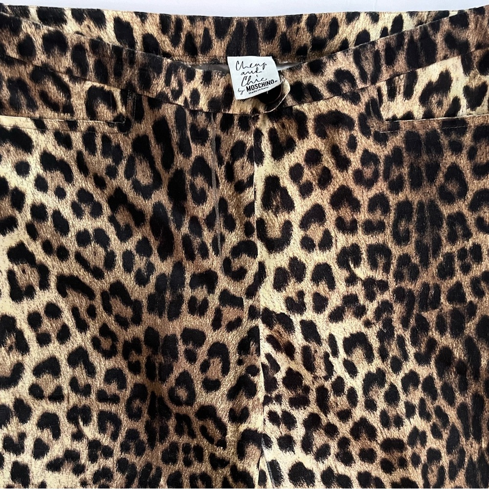 Vintage Moschino Cheap & Chic leopard print pants! Super chic currently!